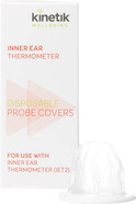 Kinetik Wellbeing Disposable Inner Ear Thermometer Probe Covers - Pack of 40 Caps Disposable Ear Thermometer Covers - Developed In Association with St John Ambulance Kinetik Wellbeing Disposable Inner Ear Thermometer Probe Covers - Pack of 40 Caps Disposable Ear Thermometer Covers - Developed In Association with St John Ambulance