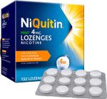 NiQuitin Mint, Effective Smoking Craving Relief, Long-Lasting Effect, Reduce and Quit Smoking Aid, 4 mg Lozenges, 132 Count NiQuitin Mint, Effective Smoking Craving Relief, Long-Lasting Effect, Reduce and Quit Smoking Aid, 4 mg Lozenges, 132 Count