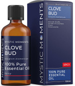 Mystic Moments | Clove Bud Essential Oil 10ml - Pure & Natural Oil for Diffusers, Aromatherapy & Massage Blends Vegan GMO Free Mystic Moments | Clove Bud Essential Oil 10ml - Pure & Natural Oil for Diffusers, Aromatherapy & Massage Blends Vegan GMO Free