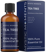 Mystic Moments | Tea Tree Essential Oil 50ml - Pure & Natural Oil for Diffusers, Aromatherapy & Massage Blends Vegan GMO Free Mystic Moments | Tea Tree Essential Oil 50ml - Pure & Natural Oil for Diffusers, Aromatherapy & Massage Blends Vegan GMO Free