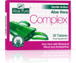 Aloe Pura Aloe Vera Gentle Action Complex Tablets , Natural , Vegetarian , Cruelty Free , Food Supplement, Botanical Blend , 30 Tablets Aloe Pura Aloe Vera Gentle Action Complex Tablets , Natural , Vegetarian , Cruelty Free , Food Supplement, Botanical Blend , 30 Tablets