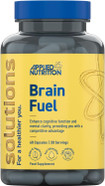 Applied Nutrition - Solutions - Brain Fuel - Capsules with Nootropics, Vitamins, & Panax Ginseng - Best Focus Booster - Enhances Mental Performance - (60 Capsules  30 Servings)