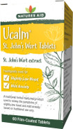 Natures Aid Ucalm St John's Wort Traditional Herbal Remedy for Low Mood & Mild Anxiety Relief Supports Emotional Balance & Mental Clarity Vegan, Non-GMO, Gluten-Free 60 Tablets Natures Aid Ucalm St John's Wort Traditional Herbal Remedy for Low Mood & Mild Anxiety Relief Supports Emotional Balance & Mental Clarity Vegan, Non-GMO, Gluten-Free 60 Tablets