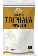 Ausha Organic TRIPHALA Powder - 250 Grams - UK Certified Organic by Soil Association - Gut Health, Constipation Relief, Digestion Ausha Organic TRIPHALA Powder - 250 Grams - UK Certified Organic by Soil Association - Gut Health, Constipation Relief, Digestion