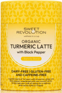 Sweet Revolution Organic Turmeric Latte with Black Pepper Barista Blend (1 x 100g) tub. Gluten Free, Dairy Free, Refined Sugar-Free