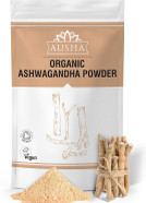 Ausha Organic Ashwagandha Powder 500g | High Strength - UK Certified Organic by Soil Association - for Stress and Anxiety Relief, Energy, Sleep Aid - Whole Ashwagandha Root Used Ausha Organic Ashwagandha Powder 500g | High Strength - UK Certified Organic by Soil Association - for Stress and Anxiety Relief, Energy, Sleep Aid - Whole Ashwagandha Root Used