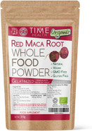 Red Maca Root Powder Gelatinized 4:1 - Soil Association Certified Organic - 250 Grams - Zero Additives (250g Powder Pouch)