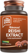 The Good Guru Reishi Mushroom Capsules 1800mg -120 Capsule | 100% Organic High Strength Extract Reishi Mushroom Capsule Supplement by Good Guru The Good Guru Reishi Mushroom Capsules 1800mg -120 Capsule | 100% Organic High Strength Extract Reishi Mushroom Capsule Supplement by Good Guru