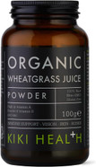 KIKI Health Organic Wheatgrass Juice Powder 100g, High Chlorophyll Content | Naturally Rich in Vitamin A, D & Zinc, Support Immune System, Vision, Skin, & Bones | Non-GMO & Gluten Free KIKI Health Organic Wheatgrass Juice Powder 100g, High Chlorophyll Content | Naturally Rich in Vitamin A, D & Zinc, Support Immune System, Vision, Skin, & Bones | Non-GMO & Gluten Free