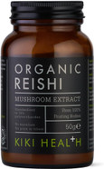 KIKI Health - Organic Reishi, Mushroom Extract Powder - Standardised to 30% Polysaccharides - Made from 100% Fruiting Bodies - Natural, Nutrient-Dense Extract - 50g