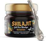 The Good Guru Pure Gold from Himalayan Shilajit 20g | 500mg with Ashwagandha, Black Musli, Turmeric & Gokshura |100% Pure Resin Shilajit Shilajit | Vegan-Friendly Gold Shilajit The Good Guru Pure Gold from Himalayan Shilajit 20g | 500mg with Ashwagandha, Black Musli, Turmeric & Gokshura |100% Pure Resin Shilajit Shilajit | Vegan-Friendly Gold Shilajit