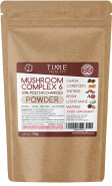 Mushroom Complex 6 Powder | Chaga, Cordyceps, Shiitake, Reishi, Lions Mane, Maitake | 30% Polysaccharides (100g Powder Pouch) Mushroom Complex 6 Powder | Chaga, Cordyceps, Shiitake, Reishi, Lions Mane, Maitake | 30% Polysaccharides (100g Powder Pouch)