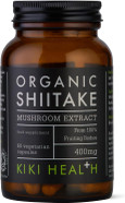 KIKI Health - Organic Shiitake, Full-Spectrum Mushroom Extract - Standardised to 50% Polysaccharides - Made from 100% Fruiting Bodies - Natural Extract - 60 Veg Capsules KIKI Health - Organic Shiitake, Full-Spectrum Mushroom Extract - Standardised to 50% Polysaccharides - Made from 100% Fruiting Bodies - Natural Extract - 60 Veg Capsules