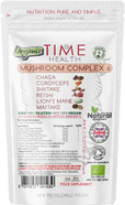Mushroom Complex 6 Organic High Strength 30% Polysaccharides - Chaga, Cordyceps, Shiitake, Reishi, Lions Mane, Maitake - UK Manufactured (120 Capsule Pouch) Mushroom Complex 6 Organic High Strength 30% Polysaccharides - Chaga, Cordyceps, Shiitake, Reishi, Lions Mane, Maitake - UK Manufactured (120 Capsule Pouch)