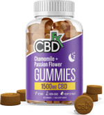 CBDfx 1500mg High Strength Vegan Sleep CBD Gummies, 10mg Each of Chamomile, Passionflower and Lemon Balm /25mg CBD per Gummy 60x Bottle (30 Days) CBDfx 1500mg High Strength Vegan Sleep CBD Gummies, 10mg Each of Chamomile, Passionflower and Lemon Balm /25mg CBD per Gummy 60x Bottle (30 Days)