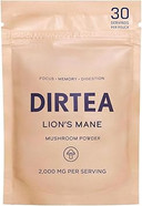 DIRTEA Lion's Mane Mushroom Powder | 2,000mg / Serving | Organic, Vegan & Non GMO | Focus, Memory & Immunity | High Strength Supplement with Zinc | 240g - 120 Servings DIRTEA Lion's Mane Mushroom Powder | 2,000mg / Serving | Organic, Vegan & Non GMO | Focus, Memory & Immunity | High Strength Supplement with Zinc | 240g - 120 Servings