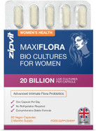 Zipvit MaxiFlora Womens Probiotics 20 Billion CFU, Intimate Probiotics with 3 Bio Cultures, 30 Vegan Capsules, 1 Months Supply, Shelf Stable and Travel Friendly Zipvit MaxiFlora Womens Probiotics 20 Billion CFU, Intimate Probiotics with 3 Bio Cultures, 30 Vegan Capsules, 1 Months Supply, Shelf Stable and Travel Friendly