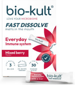 Bio-Kult Everyday Fast Dissolve Probiotic Powder for Immune System, Mixed Berry Flavour, 30 Sachets Bio-Kult Everyday Fast Dissolve Probiotic Powder for Immune System, Mixed Berry Flavour, 30 Sachets