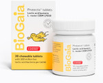 BioGaia Protectis Kids Tablets | 30 Chewable Probiotic Supplements with 100 Million Live L. Reuteri | Gut Health and Comfort | Digestive System Support for Children - Strawberry Flavour BioGaia Protectis Kids Tablets | 30 Chewable Probiotic Supplements with 100 Million Live L. Reuteri | Gut Health and Comfort | Digestive System Support for Children - Strawberry Flavour