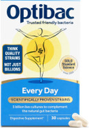 Optibac Probiotics Every Day - Digestive Probiotic Supplement with 5 Billion Bacterial Cultures & FOS Fibres - 30 Capsules Optibac Probiotics Every Day - Digestive Probiotic Supplement with 5 Billion Bacterial Cultures & FOS Fibres - 30 Capsules