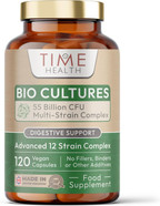 Bio Cultures Complex 55 Billion CFU Advanced 12 Strain Probiotic Formula - Digestion, Immunity & Cognitive Support Vegan Probiotics UK Made Bio Cultures Complex 55 Billion CFU Advanced 12 Strain Probiotic Formula - Digestion, Immunity & Cognitive Support Vegan Probiotics UK Made