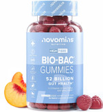 Probiotic Gummies Bio-Bac 50 Billion CFU Probiotics for Gut Health 11 Strains of Live Bacteria - Pro Biotics for Gut Health Probiotic Supplements for Men and Women - Novomins Probiotic Gummies Bio-Bac 50 Billion CFU Probiotics for Gut Health 11 Strains of Live Bacteria - Pro Biotics for Gut Health Probiotic Supplements for Men and Women - Novomins