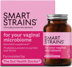 SMART STRAINS Probiotics for Women - Clinically Proven Live Bacteria for Women's Intimate Flora, Formulated by The Gut Health Doctor| 5 Billion Bacterial Cultures | Vaginal Probiotics 30 Capsules SMART STRAINS Probiotics for Women - Clinically Proven Live Bacteria for Women's Intimate Flora, Formulated by The Gut Health Doctor| 5 Billion Bacterial Cultures | Vaginal Probiotics 30 Capsules