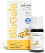 BioGaia Protectis Baby Drops | ?Probiotic Supplement for Newborns, Babies & Infants | ?Digestive Relief for Tummy Gas & Discomfort | Significantly Reduces Crying | ?Dairy-Free | 10 ml BioGaia Protectis Baby Drops | ?Probiotic Supplement for Newborns, Babies & Infants | ?Digestive Relief for Tummy Gas & Discomfort | Significantly Reduces Crying | ?Dairy-Free | 10 ml
