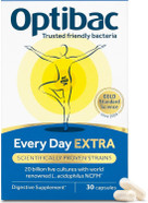 Optibac Probiotics Every Day Extra - High Strength Vegan Digestive Probiotic Supplement with 20 Billion Bacterial Cultures - 30 Capsules Optibac Probiotics Every Day Extra - High Strength Vegan Digestive Probiotic Supplement with 20 Billion Bacterial Cultures - 30 Capsules