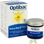 Optibac Probiotics Every Day Extra - High Strength Vegan Digestive Probiotic Supplement With 20 Billion Bacterial Cultures - 30 Capsules Optibac Probiotics Every Day Extra - High Strength Vegan Digestive Probiotic Supplement With 20 Billion Bacterial Cultures - 30 Capsules