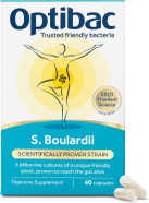 Optibac Probiotics Saccharomyces Boulardii - Vegan Scientifically Proven Digestive Probiotic Supplement, 5 Billion CFU - 80 Capsules Optibac Probiotics Saccharomyces Boulardii - Vegan Scientifically Proven Digestive Probiotic Supplement, 5 Billion CFU - 80 Capsules