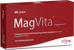 Vitae MagVita - Magnesium, Taurine & B6 - Magnesium Glycerophosphate Magnesium Citrate Magnesium Gluconate Magnesium Lactate Magnesium pidolate Magnesium Oxide-Marine - 20 Tablets