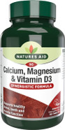 Natures Aid Calcium Magnesium & Vitamin D3 - Supports Bones Teeth Muscle Function & Immunity Supplement - High Potency Calcium Absorption and Immune Health - Vegan, Non-GMO, Gluten-Free - 90 Tablets Natures Aid Calcium Magnesium & Vitamin D3 - Supports Bones Teeth Muscle Function & Immunity Supplement - High Potency Calcium Absorption and Immune Health - Vegan, Non-GMO, Gluten-Free - 90 Tablets