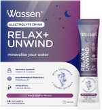Wassen Relax & Unwind Magnesium Sachets - 14 Sachets | Lemon Balm Supplement To Help Relaxation | Vitamin Powder For Water | Magnesium Powder Helps Psychological Function | Magnesium Powder Supplement Wassen Relax & Unwind Magnesium Sachets - 14 Sachets | Lemon Balm Supplement To Help Relaxation | Vitamin Powder For Water | Magnesium Powder Helps Psychological Function | Magnesium Powder Supplement