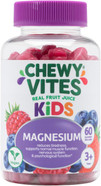 Chewy Vites Kids Magnesium, 2 Months Supply, 60 Kids Vitamins Gummies, 500mg Magnesium Citrate Providing 56mg per Gummy, Real Fruit Juice, Age 3 +, Berries Flavour Chewy Vites Kids Magnesium, 2 Months Supply, 60 Kids Vitamins Gummies, 500mg Magnesium Citrate Providing 56mg per Gummy, Real Fruit Juice, Age 3 +, Berries Flavour