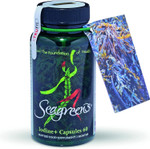 Seagreens Iodine+ Seaweed Supplement, 2 Month Supply, 390mcg Natural Iodine from Seaweed, Vegan, Plant-Based, Thyroid & Radiation Support, 60 Capsules Seagreens Iodine+ Seaweed Supplement, 2 Month Supply, 390mcg Natural Iodine from Seaweed, Vegan, Plant-Based, Thyroid & Radiation Support, 60 Capsules
