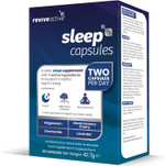 Revive Active Sleep Capsules - Daily Supplement with Magnesium, Montmorency Cherry, Chamomile & Lavender for Relaxation, Nervous System Support & Rest - 7 Active Ingredients - 30 Days Supply Revive Active Sleep Capsules - Daily Supplement with Magnesium, Montmorency Cherry, Chamomile & Lavender for Relaxation, Nervous System Support & Rest - 7 Active Ingredients - 30 Days Supply