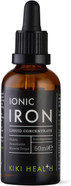 KIKI Health - Ionic Iron Liquid High Concentration Drops - 5mg Iron per Serving - 100% Natural Minerals for Optimal Mineral Balance - 50 millilitres KIKI Health - Ionic Iron Liquid High Concentration Drops - 5mg Iron per Serving - 100% Natural Minerals for Optimal Mineral Balance - 50 millilitres