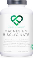 Magnesium Glycinate (Bisglycinate), 2 Month Supply - 240 Capsules, 2750mg (303mg Magnesium), Chelated Magnesium Supplements, Highly Bioavailable, Made in UK - GMP Certified - Love Life Supplements Magnesium Glycinate (Bisglycinate), 2 Month Supply - 240 Capsules, 2750mg (303mg Magnesium), Chelated Magnesium Supplements, Highly Bioavailable, Made in UK - GMP Certified - Love Life Supplements