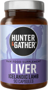 Hunter & Gather Nose to Tail - 90 Liver Capsules | Wild, Grass Fed Icelandic Lamb Ancestral Inspired Supplements| Raw Freeze-Dried Lamb | No GMO Feeds, Antibiotics Or Hormones Hunter & Gather Nose to Tail - 90 Liver Capsules | Wild, Grass Fed Icelandic Lamb Ancestral Inspired Supplements| Raw Freeze-Dried Lamb | No GMO Feeds, Antibiotics Or Hormones