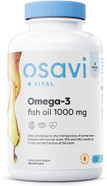 Osavi Omega3 Fish Oil Molecularly Distilled 1000 mg 180 Softgels | Lemon Flavor | EPA & DHA for Heart Health, Brain Function, and Vision I Molecular Distillation for Maximum Purity Osavi Omega3 Fish Oil Molecularly Distilled 1000 mg 180 Softgels | Lemon Flavor | EPA & DHA for Heart Health, Brain Function, and Vision I Molecular Distillation for Maximum Purity