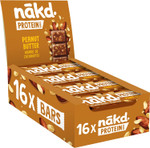 Nakd Peanut Butter Protein Bar - Vegan - Gluten Free - Healthy Snack, 45g (Pack of 16 bars) Nakd Peanut Butter Protein Bar - Vegan - Gluten Free - Healthy Snack, 45g (Pack of 16 bars)