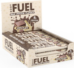 BodyFuel High Protein Flapjack - 8g Protein, Low Sugar, High Fiber Snack for Pre-Workout & Post-Workout Recovery (Chocolate)(12 x 40g)