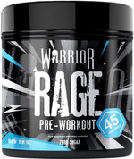 Warrior Rage - Pre-workout Powder - 392g - Energy Drink Supplement with Vitamin C, Beta Alanine and Creatine Gluconate - 45 Servings (Lightnin' Lemonade)