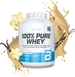 BioTechUSA 100% Pure Whey | Protein Powder with BCAA and Glutamine | Gluten-Free, Palm Oil Free | 21g Protein per Serving, 454 g, Banana BioTechUSA 100% Pure Whey | Protein Powder with BCAA and Glutamine | Gluten-Free, Palm Oil Free | 21g Protein per Serving, 454 g, Banana