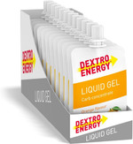 Dextro Energy Lemon Energy Gel | NON-Sticky Fast Acting Drinkable Liquid Energy | a Quick Burst of Glucose with Caffeine | 28g of Carbohydrates | For Running or Cycling | Vegan I Pack of 12 Dextro Energy Lemon Energy Gel | NON-Sticky Fast Acting Drinkable Liquid Energy | a Quick Burst of Glucose with Caffeine | 28g of Carbohydrates | For Running or Cycling | Vegan I Pack of 12