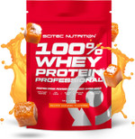 Scitec Nutrition 100% Whey Protein Professional Enhanced with Extra Amino Acids & Digestive Enzymes Gluten-Free Palm Oil Free, 500 g, Salted Caramel Scitec Nutrition 100% Whey Protein Professional Enhanced with Extra Amino Acids & Digestive Enzymes Gluten-Free Palm Oil Free, 500 g, Salted Caramel