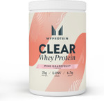 Myprotein Clear Whey Isolate Protein Powder - Pink Grapefruit - 500g - 20 Servings - Cool and Refreshing Whey Protein Shake Alternative - 20g Protein and 4g BCAA per Serving