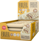 Fulfil Vitamin and Protein Bars (15 x 40g Bars) Chocolate Salted Caramel Flavour 15g High Protein, 9 Vitamins, Low Sugar Fulfil Vitamin and Protein Bars (15 x 40g Bars) Chocolate Salted Caramel Flavour 15g High Protein, 9 Vitamins, Low Sugar