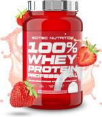 Scitec Nutrition 100% Whey Protein Professional  Enhanced with Extra Amino Acids & Digestive Enzymes  Gluten-Free  Palm Oil Free, 920 g, Strawberry